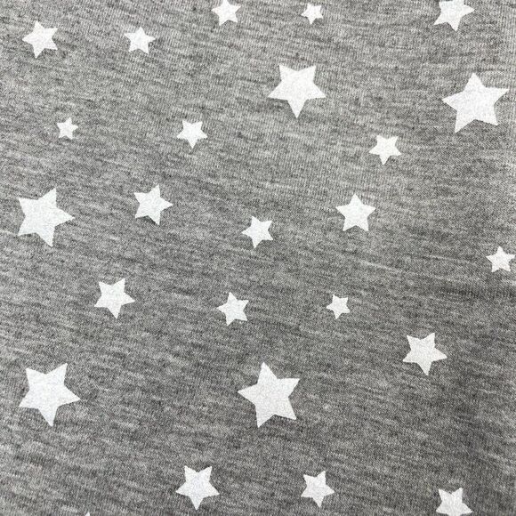 RAE DUNN Gray White Stars Pull On Lounge Shorts - Picture 7 of 7